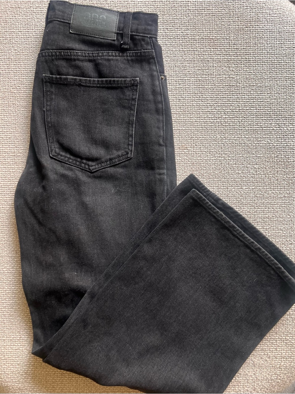 Women’s BDG Urban Outfitters High Waist Wide Leg Black Straight-Leg Jeans - 27